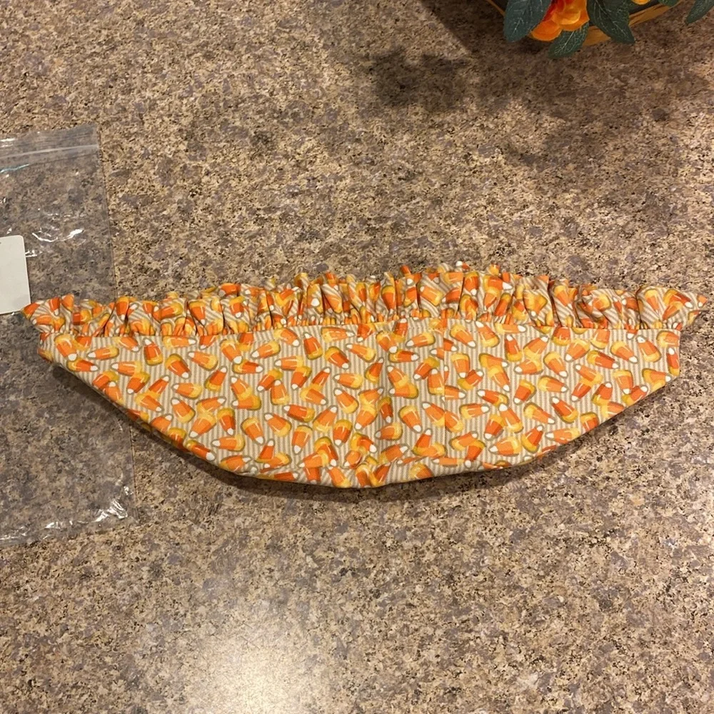 NIP Longaberger Candy Corn Darning Liner 2553477 Halloween Orange